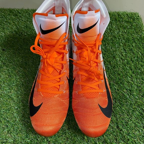 Nike Untouchable 3 Elite White Orange Football Cleats AO3006-118 Men Size NEW - Picture 3 of 11